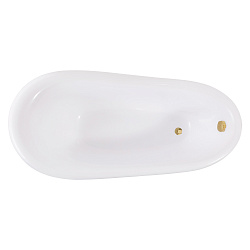 Edelweiss ванна /Nova Gel /белая/белые ножки(170см*78см*75см) Ванны/AQUA DE MARCO