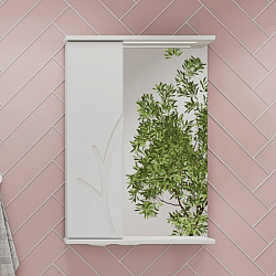 Зеркало-шкаф Adel 50 левый (белый)