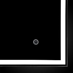 Зеркало LED VLM-3VN7007 700х700 c сенсорным выключателем и диммером, , шт