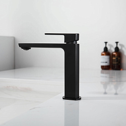 Смеситель для раковины Next VBF-1N1MB однорычажный, черный, , шт