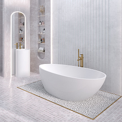 Calipso ванна /Nova Gel /белая/(165,5см*81,5см*52см) Ванны/AQUA DE MARCO