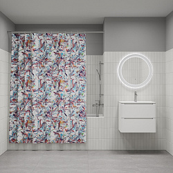 Штора для ванной, 200x180 см, Полиэстер, IDDIS, BX05P18i11