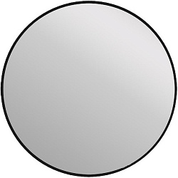 Зеркало ECLIPSE smart  60x60 с подсветкой круглое черная рамка