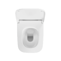 Metropole Square QuantumFlush, 56 cm, без биде, без Vitra Clean, белый, с сиденьем, 7906B003-6430