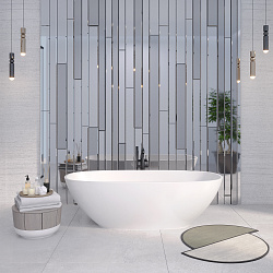 Caprice ванна /Solid Perfection /белая/ (160*80*60см)Ванны/AQUA DE MARCO