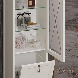 Пенал Opadiris Борджи, цвет слоновая кость, левый