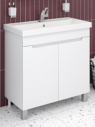 Тумба напольная CITY 80 /2 дв/раковина Фостер (80см)/AQUA DE MARCO