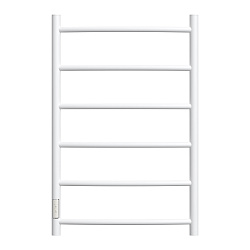 Полотенцесушитель электрический Point Афина PN04758W П6 500x800 диммер слева, белый