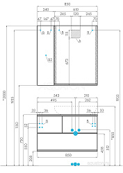 Зеркало Терра 61 Дуб Кантри