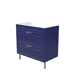 Тумба  напольная, 80 см, синий, Oxford, IDDIS, OXF80N0i95