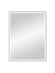 Зеркало "Frame Black LED" 600х800