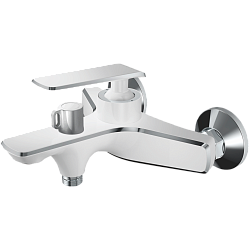 Смеситель для ванны, латунь, белый/хром HB60548-8