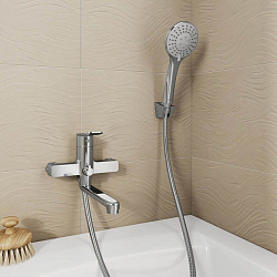 Смеситель для ванны, глянцевый хром, Demi, Milardo, DEMSB02M02