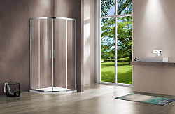 Душевой уголок Garda VSQ-1G100CL, 1000*1000, хром, стекло прозрачное , , шт