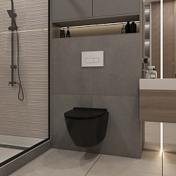 Corpa Nera Grossi/Гросси клавиша смыва, двойной смыв, белый