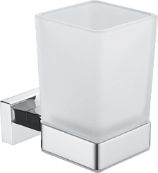 Стакан 1шт (квадрат), хром B90206