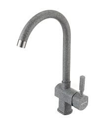 Смеситель для кухни ЛИАМ серый