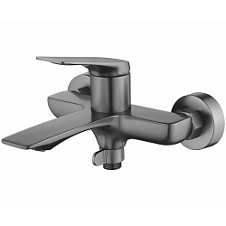 Смеситель для ванны, латунь, оружейная сталь HB60816-3