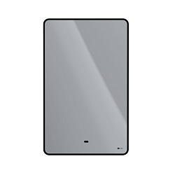 Зеркало Lemark MIOBLACK 50х80 см с интерьерной подсветкой, с подогревом