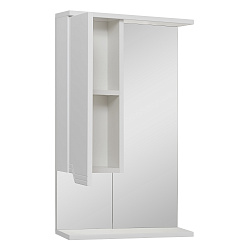 Зеркальный шкаф/лев/белый (45см) Viktoria/AQUA DE MARCO
