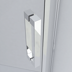 Душевой уголок Stresa VSP-1S100CH, 1000*1000, хром, стекло шиншилла , , шт