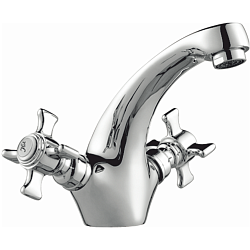 Смеситель для раковины, латунь, хром HB1024