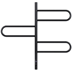 Полотенцесушитель электрический Vincea VTD-1R2CBE 44х80, черный, таймер, , шт