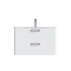 Тумба с умывальником, подвесная, 80 см, белая, Brick, IDDIS, BRI80W0i95K