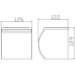 Держатель для туалетной бумаги, хром HB502