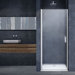 Душевая дверь Alpha VDP-3AL800MT , хром, стекло текстурное, , шт