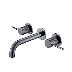 Смеситель для раковины Groove VBFW-4G1GM встраиваемый, вороненая сталь, , шт