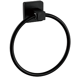 Держатель для полотенец, кольцо, черный HB8904