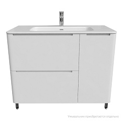 Тумба напольная, белая, 100 см, Edifice, IDDIS, EDI10WFi95. Ум.0101000i28