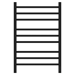 Полотенцесушитель электрический Point Вега PN71858B П9 500x800, диммер справа, черный