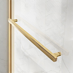 Душевой уголок Slim Soft VSR-1SS8012CLG, 1200*800, брашированное золото, стекло прозрачное, , шт