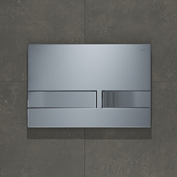 Клавиша смыва, универсальная, хром, Unifix, IDDIS, UNI06CHi77