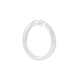 О-образные кольца с системой Click, цвет - прозрачный. 12 колец в комплекте.