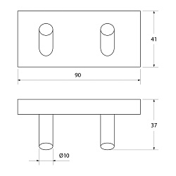 Крючок двойной , Edifice, IDDIS, EDISB20i41