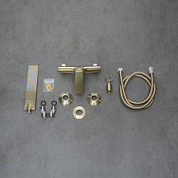 URSUS Смеситель для душа, латунь/брашированное светлое золото