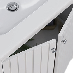 Тумба Lemark ROMANCE 80 см под 1 раковину, подвесная/напольная, 2-х дверная, цвет корпуса, фасада: Б