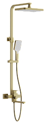 Душевая система, брашированное золото (PVD-покрытие), B24817-5