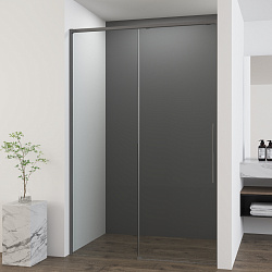 Душевая дверь Ultima VDS-7UL120CLGM, 1200, вороненая сталь, стекло прозрачное, , шт