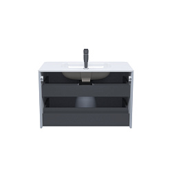 ВЫВОД Edifice Тумба с умывальником, подвесная, 80 см, светло-серый, IDDIS, подходит умыв.0108000i28