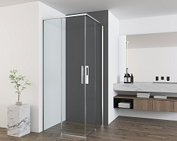 Душевой уголок Ultima VSS-7UL1010CL, 1000*1000, хром, стекло прозрачное, , шт