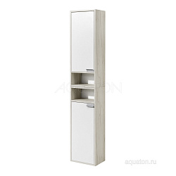 Шкаф 1-ств. Флай Бел/Дуб КРАФТ бел лев