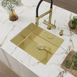 Декоративная накладка, нерж. сталь, матовое золото, Kitchen Line, IDDIS, CAPMG00i59