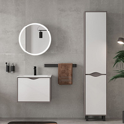 Шкаф зеркальный Smile LED D600