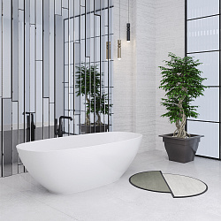 Caprice ванна /Nova Gel /белая/ (160*80*60см) Ванны/AQUA DE MARCO