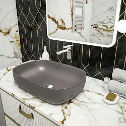 Corpa Nera Viotti/Виотти  60 раковина накладная, artceramic, графит матовый