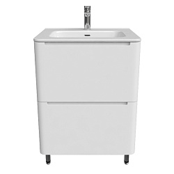 Тумба с умывальником, напольная, 60 см, белая, Edifice, IDDIS, EDI60WFi95K